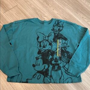 Disney Teal Character Sweatshirt for Kids